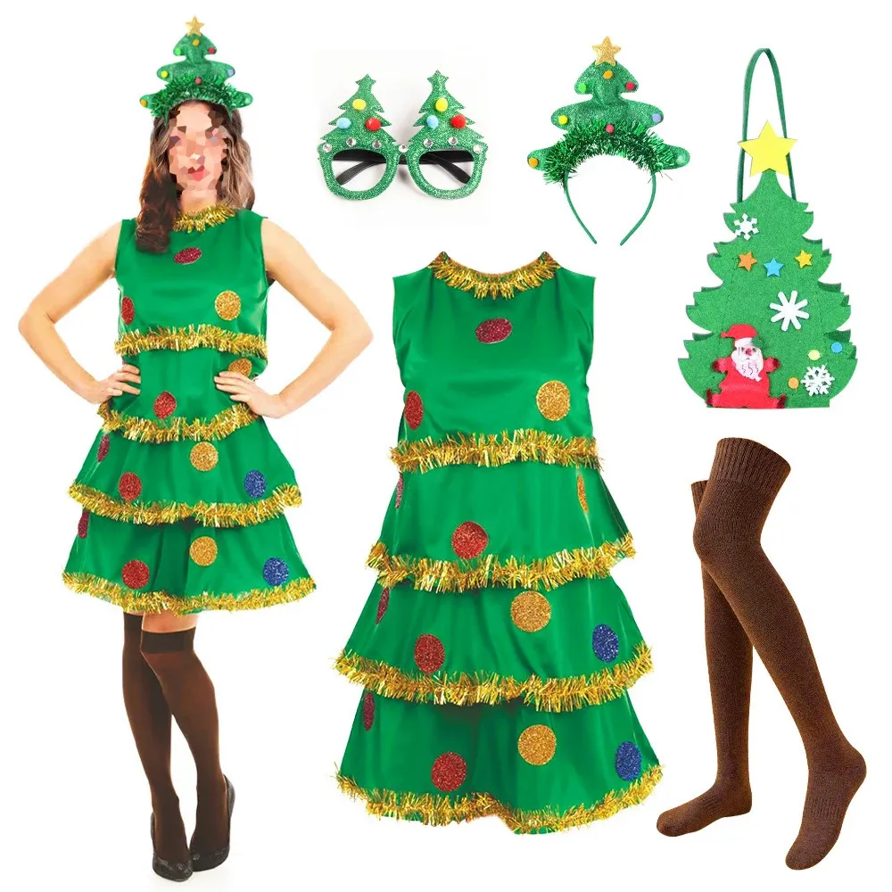 Womens Christmas Tree Roleplaying Costume Green... From Zorastore, $35.65 |  DHgate.Com
