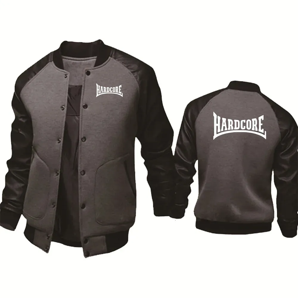 Hardcore MA1 Bomber Jacket Men Printed Splicing... From Zara06 