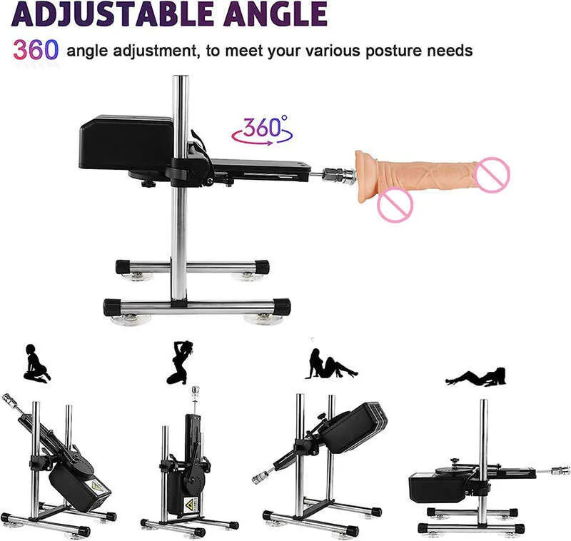 Quick-Air Thrusting Dildo Machine with Attachments Metal Adjustable Speed  Sex Machine for Male Use from Dhgate Vibrators