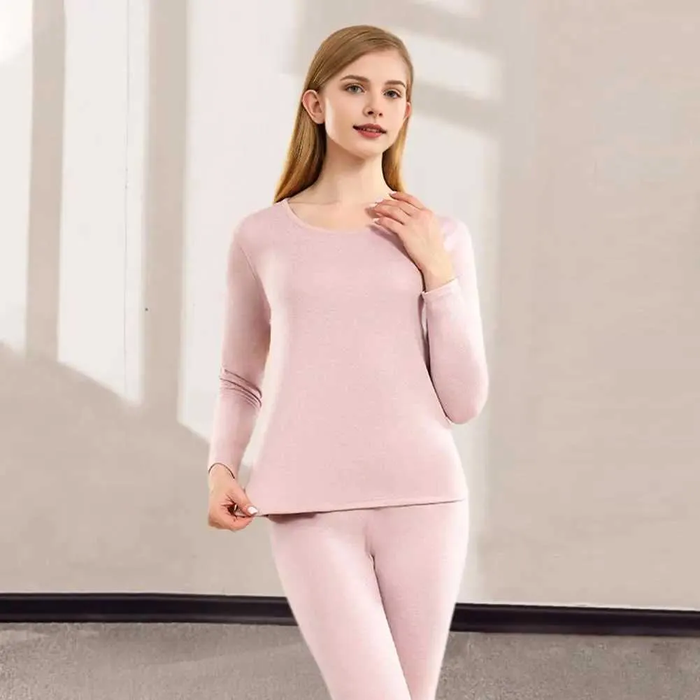 Ropa Interior Térmica Para Mujer Tallas Grandes - Manga Larga, Forro Cálido, Transpirable, Ideal Para Esquí E Invierno