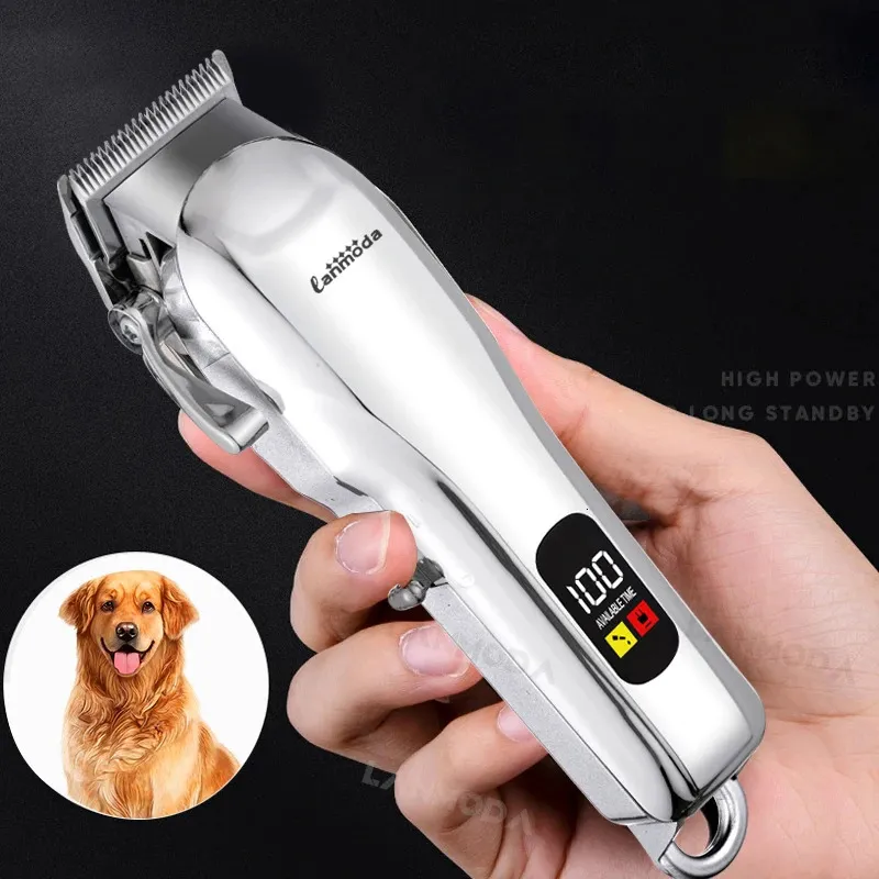 Cordless Hair Cutting Machine: Professional Pet Hair Clipper