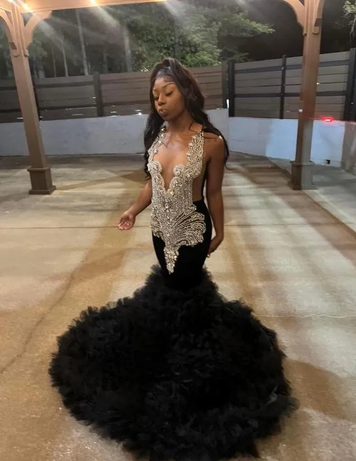 dress gala mermaid party Fancy Royal Blue Sequin Mermaid Evening Dress High Split With Gloves Women Formal Party Dress For A Wed Robe de Gala Sweetheart