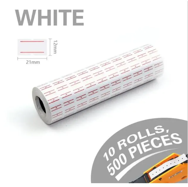 DHgate.com:21x12mm 10 Rolls White Single-Line Labels for MX-5500 Label ...