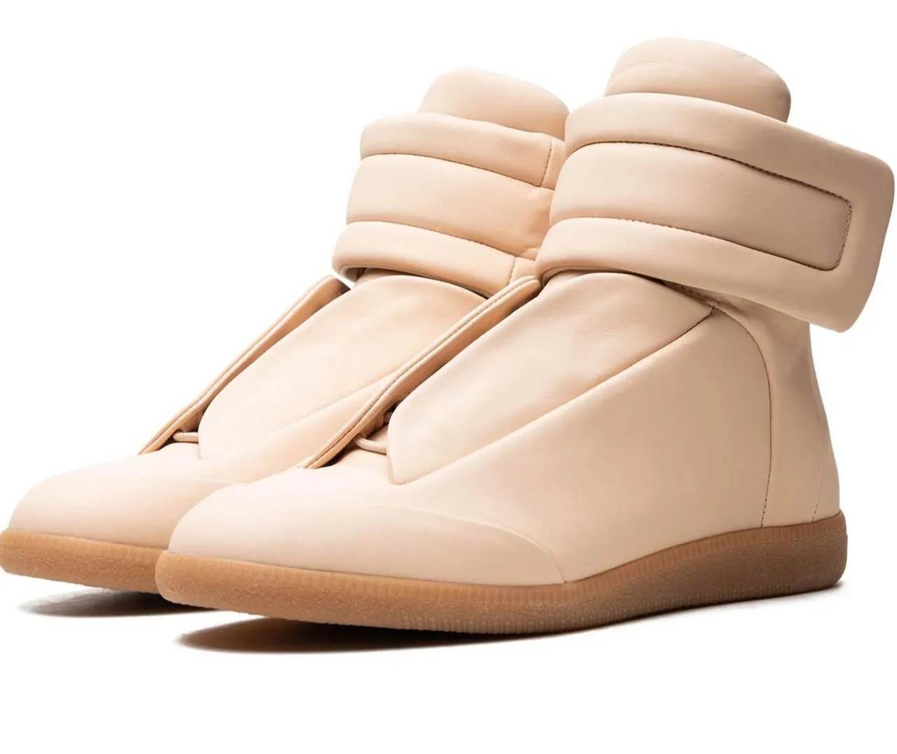 Luxury MaisonMM Future High Top Sneakers Shoes Front Touch
