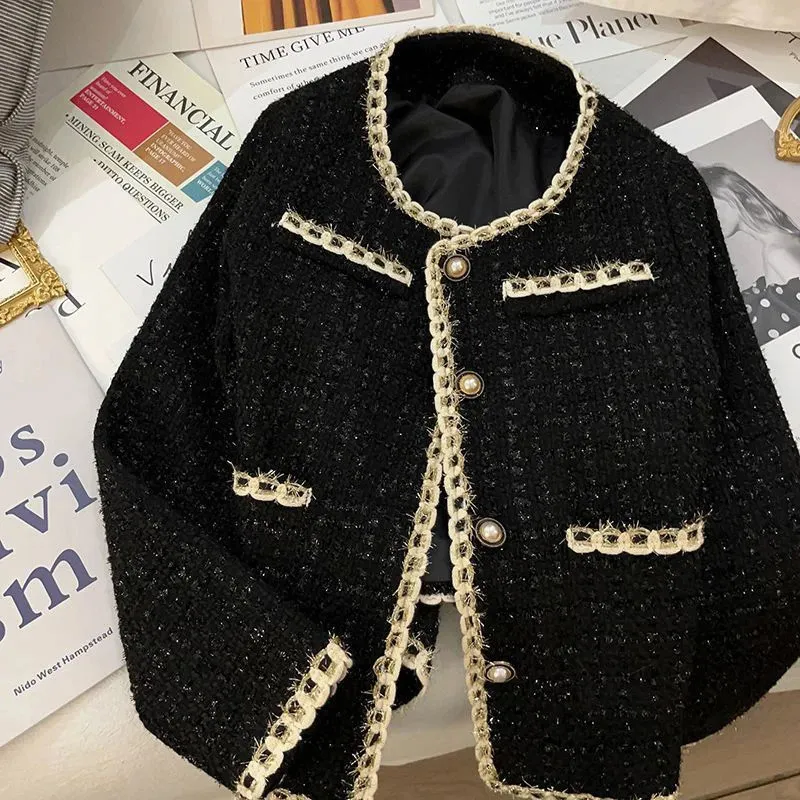 【ALUDE SELECT】 black gord tweed jacket ALUDE SELECT】Black Gord Tweed Jacket