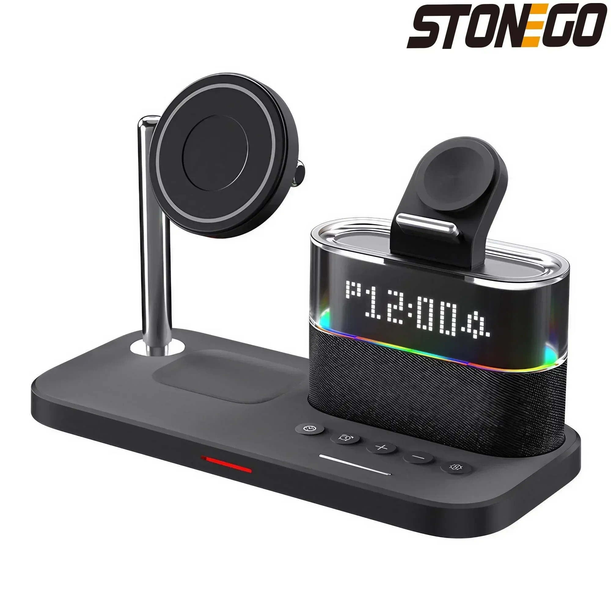 5 In 1 STONEGO Magnetic Wireless Charger Stand, 2024
