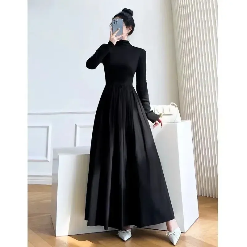 sachin and babi light blue dress 🦋𝕷𝖆 𝖇𝖔𝖚𝖙𝖎𝖖𝖚𝖊🦋 | 🖤😍SHEIN MOD Women's Drop Shoulder Lace  Patchwork Waist Casual Dress Hooded Long Sleeve Dress Long Sleeve Mini Dress ,Autumn/Winter,Halloween main image 1