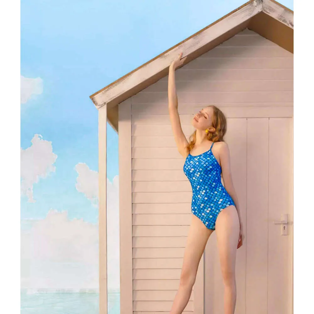 Mermaid One-Piece onepiece swimsuit for Women with Hollow
