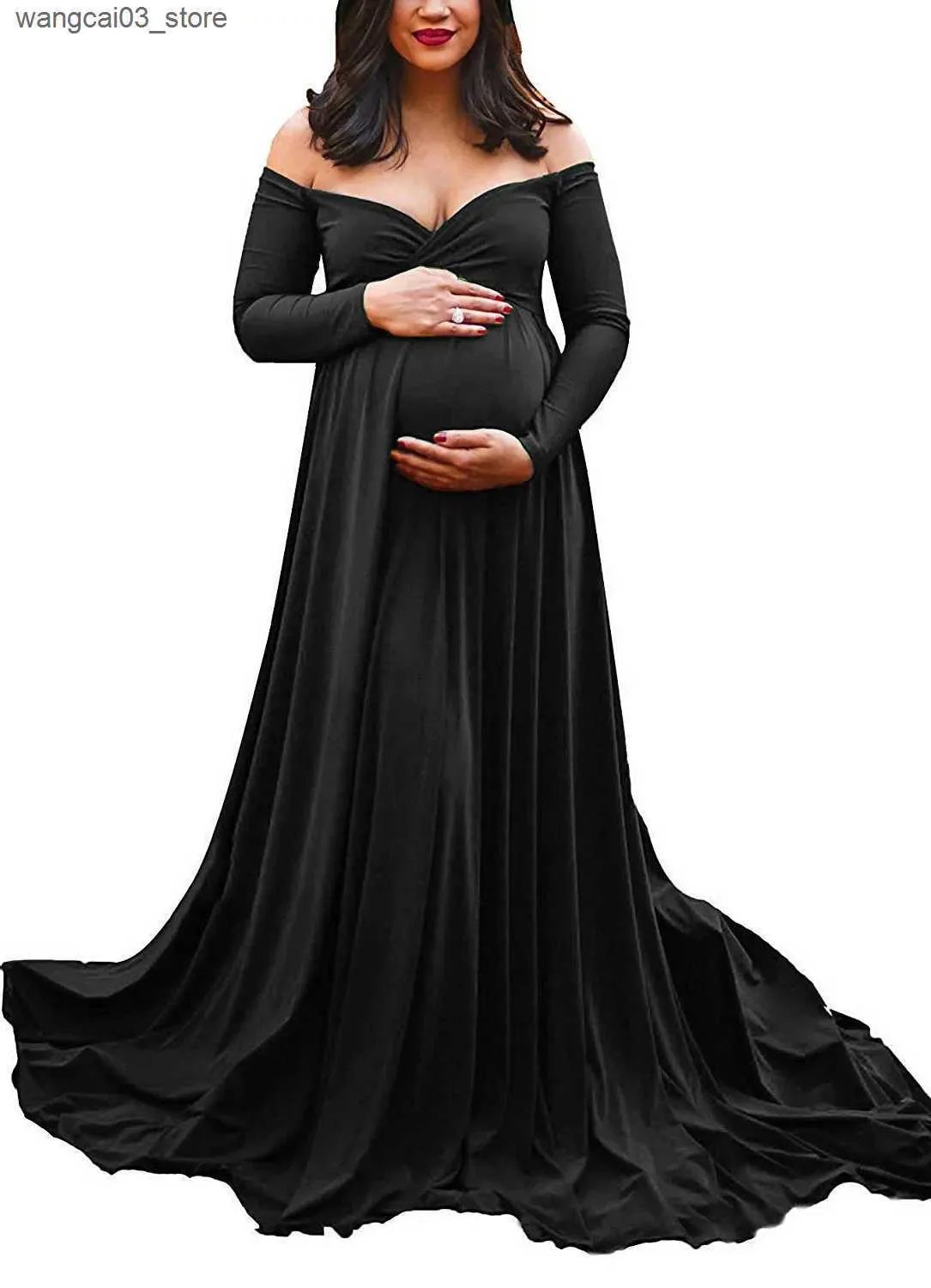 Elegant Chiffon Maternity Dress: Perfect for Photoshoots & Summer Comfort. Plus  Size Available! Shop Now! from Dhgate Maternity Dresses - price 12.89