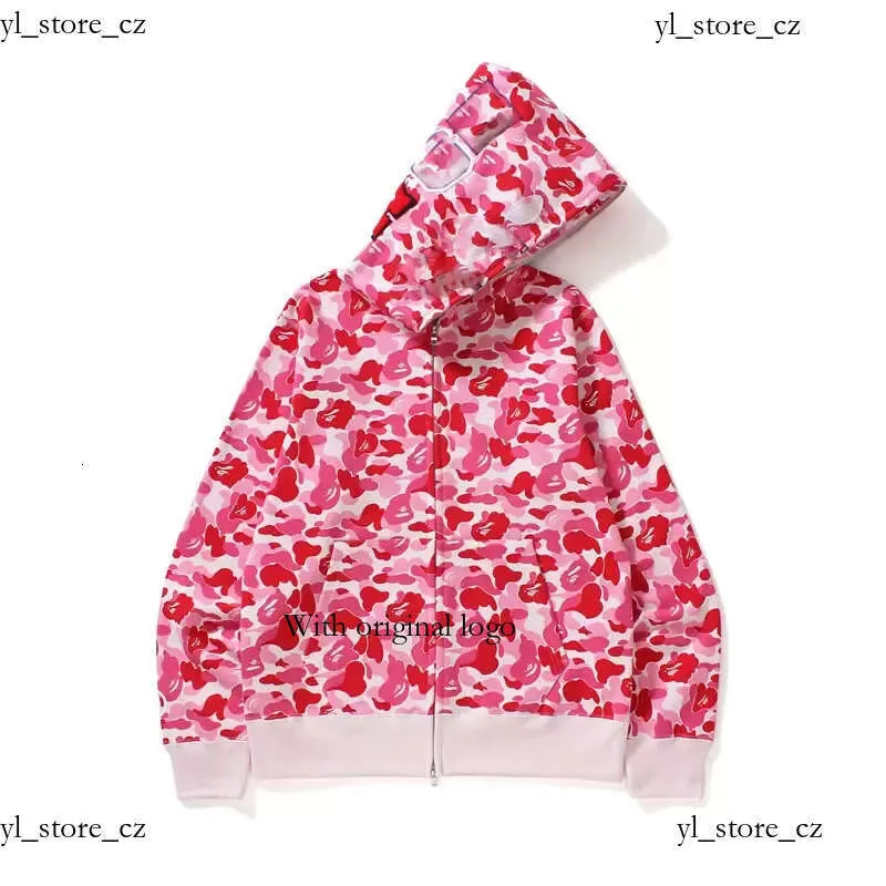 Bapestaa Shark Designer Pink Zip Up Hoodie Unisex Camouflage Jacket For Fashionable Sportswear From Yl store cz Vendor 32.89 DHgate.Com