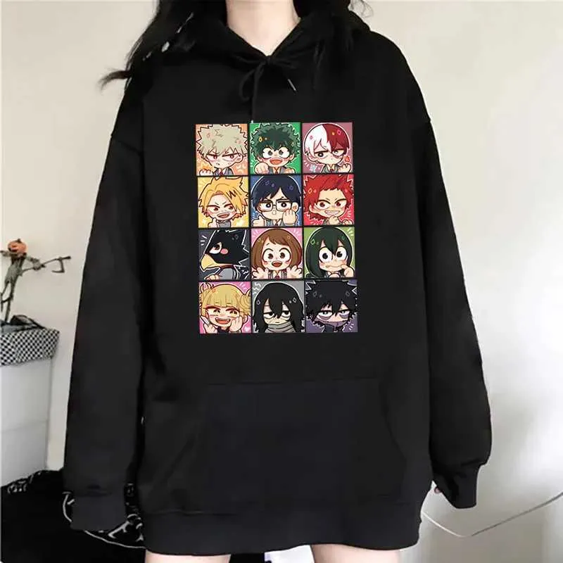 Hot Anime Cartoon My Hero Acamia Männer Frauen Hoodies Sweatshirts