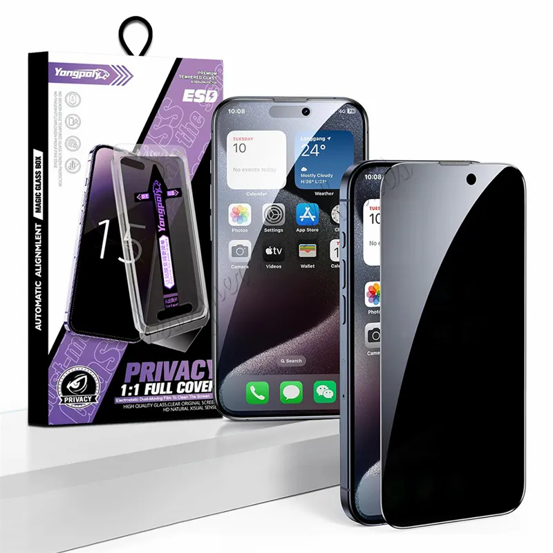 MAGIC JOHN 2 Pack For IPhone 16 Pro Tempered Glass Screen 6 thumbnail image