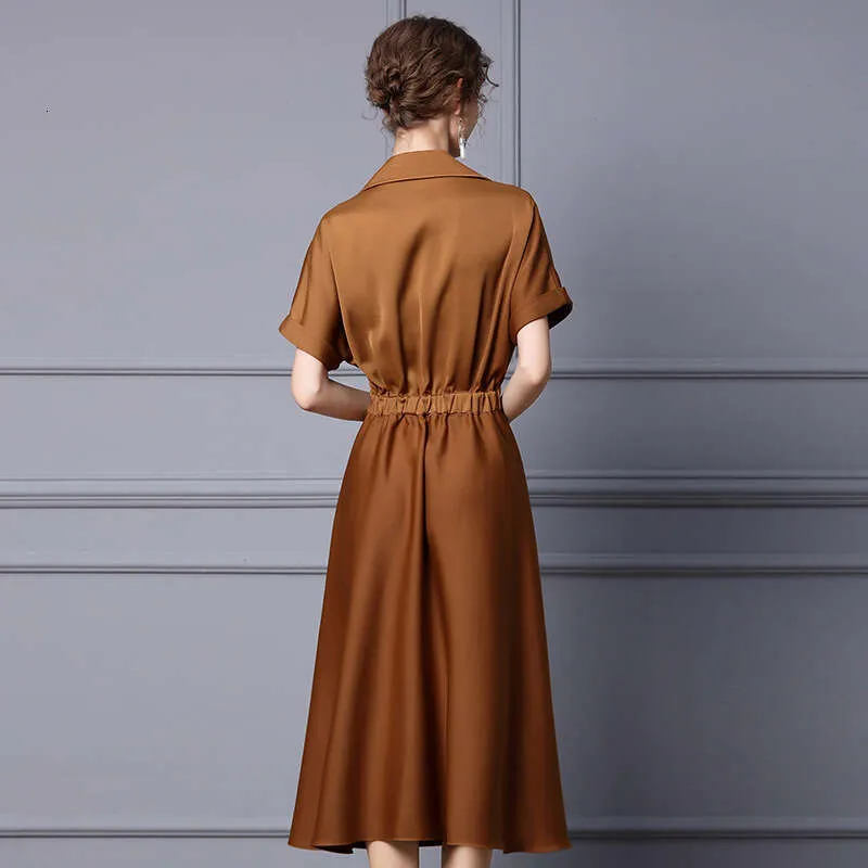 Pear shaped body dress for women linen blend knee-length shirt dress with  crew neck and short sleeves from Dhgate Basic & Casual Dresses - price  112.22