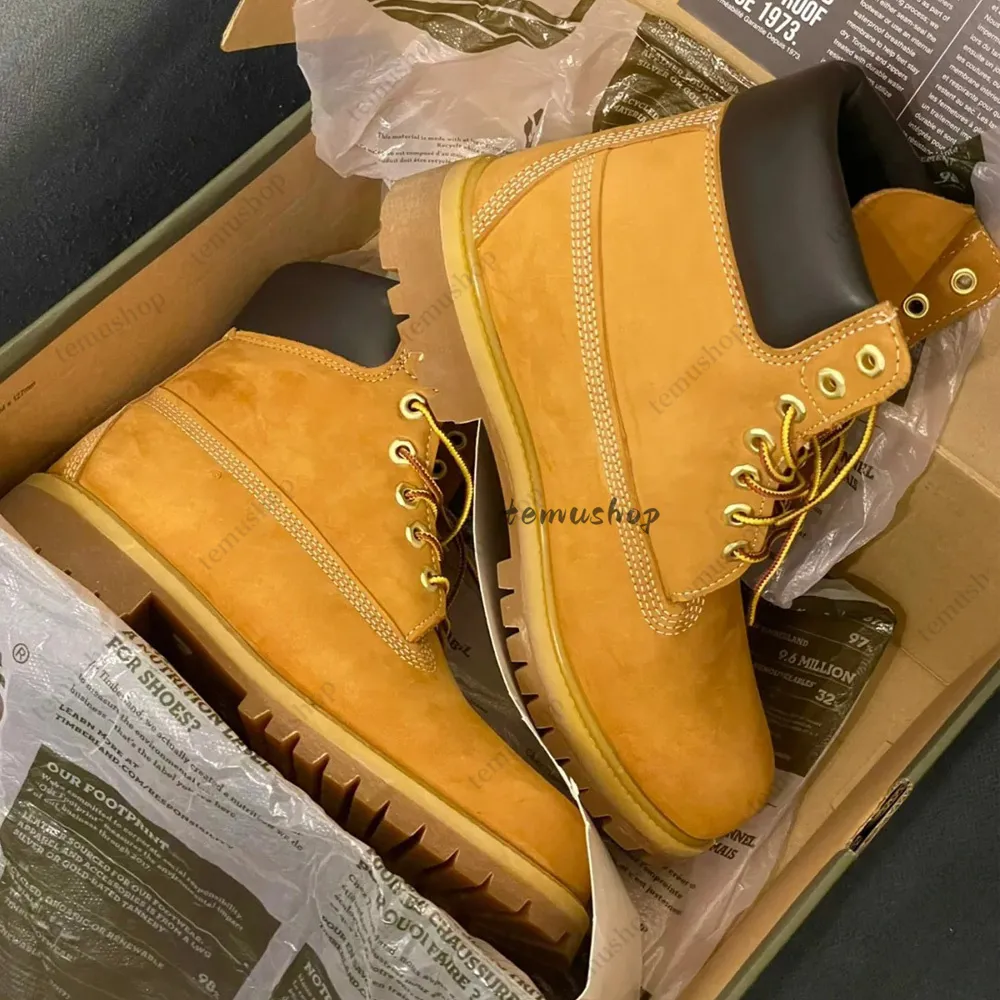 Luxury Waterproof Designer Men's Timberland Ankle Boots Women's Classic