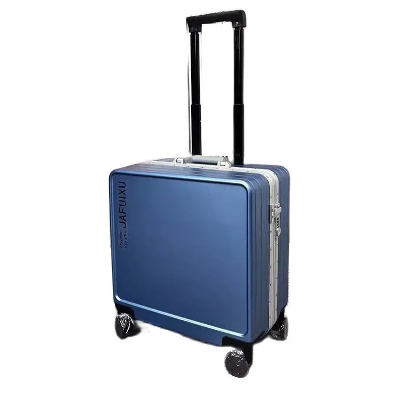 Durable Aluminum Frame 18 Inch Travel Bag Small Suitcases With