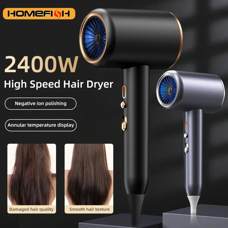 Ahorra a lo Grande en Compras al por Mayor de Secador De Pelo 2400W Secador  De Cabello Profesional 2400W Selector De Soplado De Cabello Potente Con