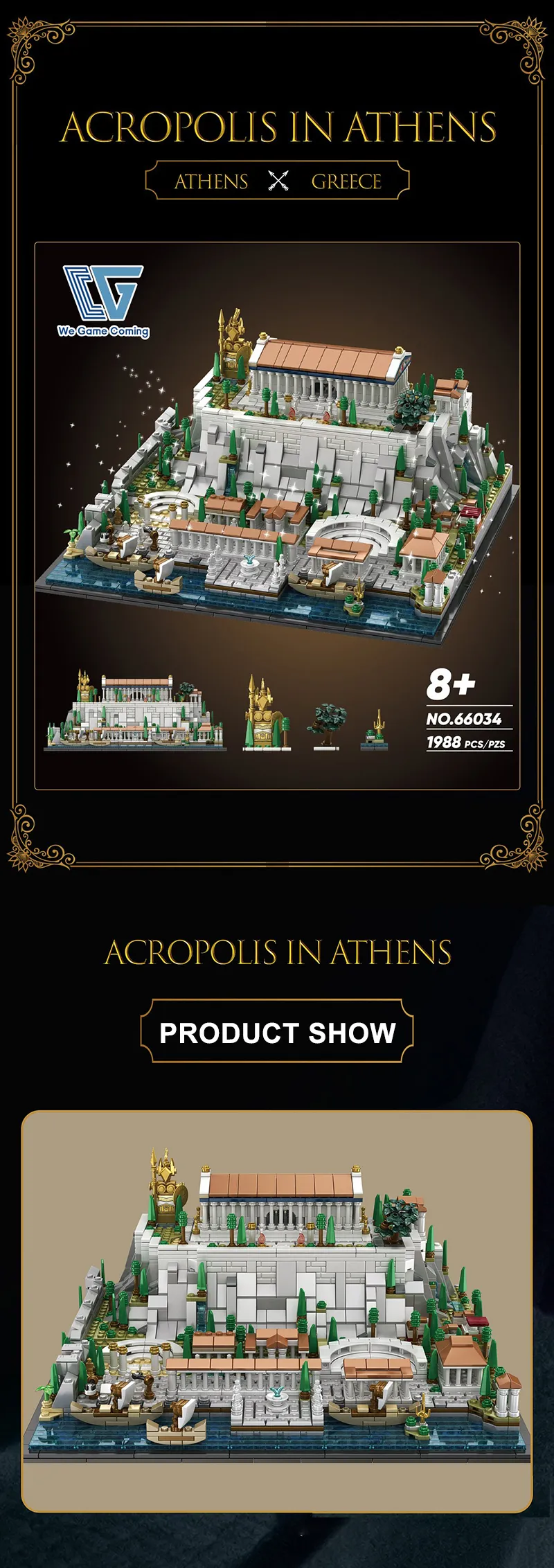 Acropolis Athens Model Building Kit - - Premium Quality Puzzle Toys ...