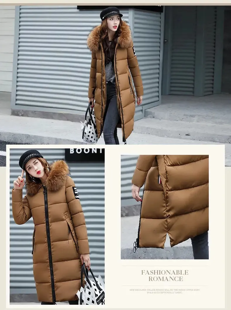 GRAN ORIENTE Abrigos Largos Cálidos De Invierno Para Mujer, Chaquetas De Plumón Sintético Con Capucha Extraíbles, 1639 Rojo Oscuro