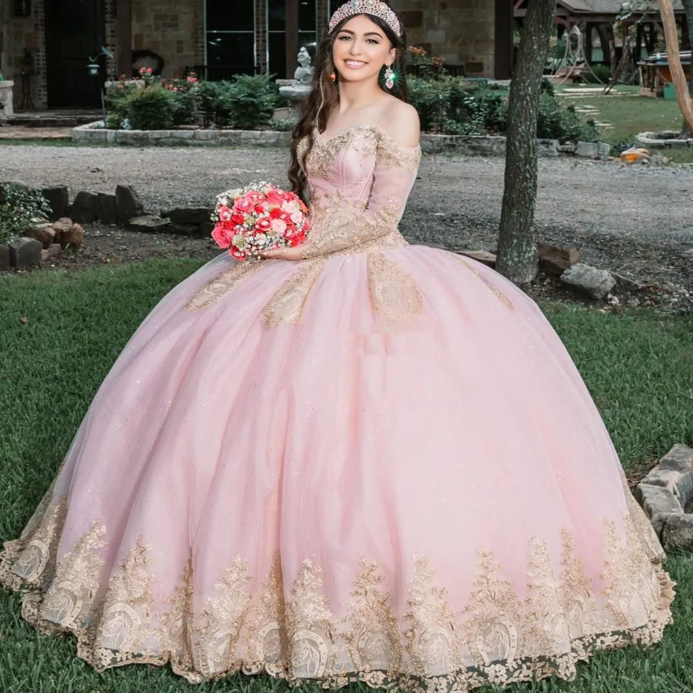 Pink Gold Lace Applique Pink Gold Quinceanera Dresses... From Haiyan4419, $208.15 | DHgate.Com Pink Gold Lace Applique Pink Gold Quinceanera Dresses... From Haiyan4419, $208.15 | DHgate.Com