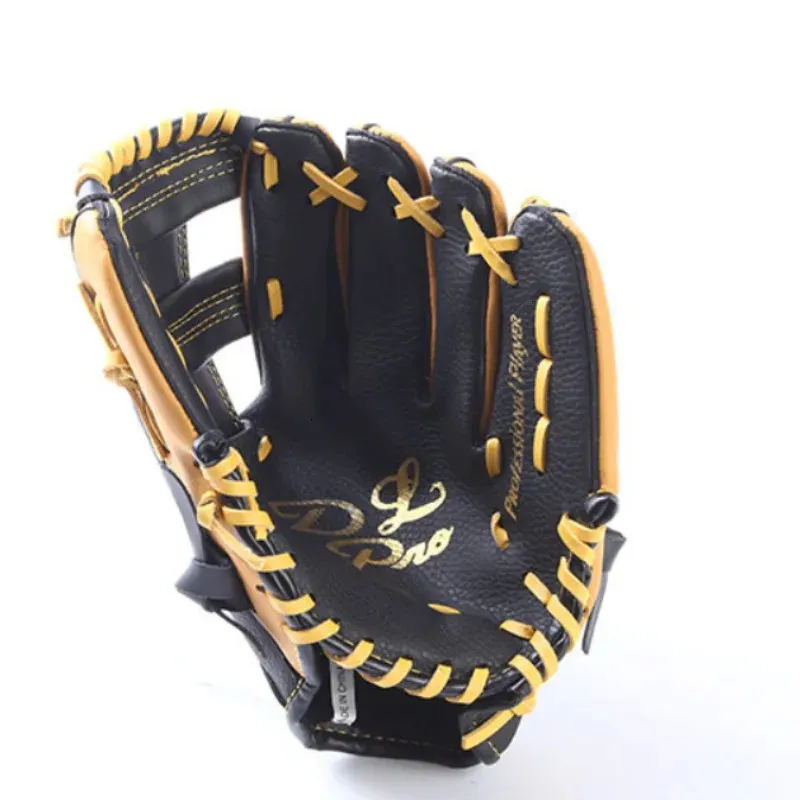 Gant De Baseball 12.5 Pouces - Cuir PU - Gaucher Ou Droitier - Neuf - Noir