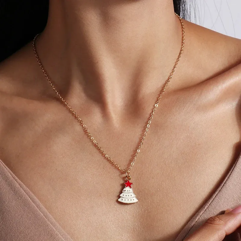 HZEYN Collar De Navidad Para Mujer, Collar Con Colgante De Corona De Campana De Navidad, Cadena Larga De Cascabel, Collar Festivo De Navidad, 2 Piezas, Metal, No Es Una Piedra Preciosa