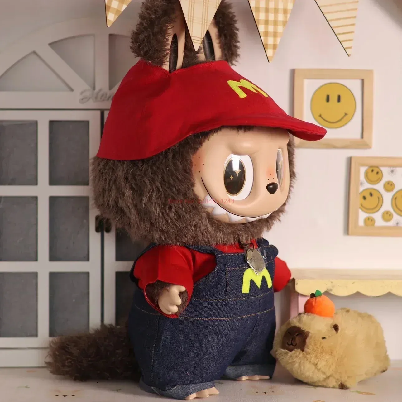 20 Cm Doll Clothes Included: Large Enamel Figurine With