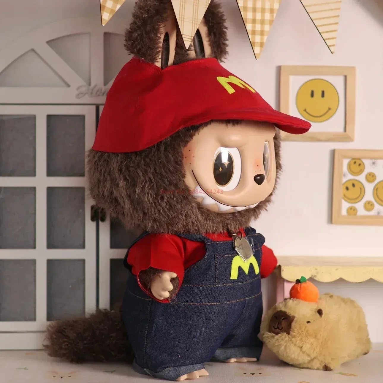 Zimomo Enamel Doll Large 58cm Labubu Celebrity Style Set