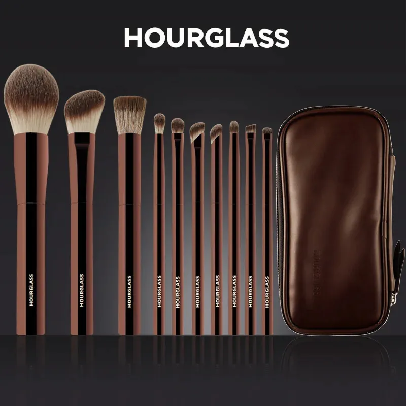 Portable Makeup Brush Set: High Quality Soft Fiber... 