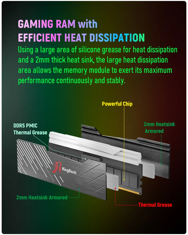 DDR5 Memory RAM Modules, High Speed Desktop Computer... From ...