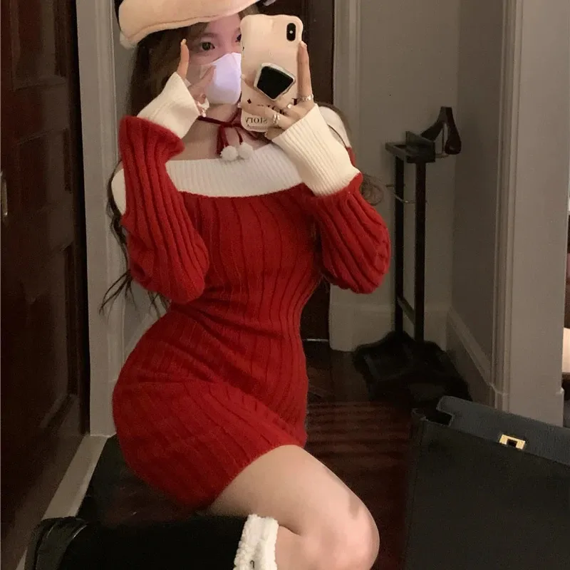 open lace back dress Red Metallic Sequin Strapless Sexy Santa Holiday Outfit Dress – AMIClubwear