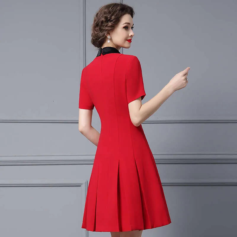 strapless open back dress Lake Como Fitted Bodice Cami Strap Midi Dress Cherry main image 1