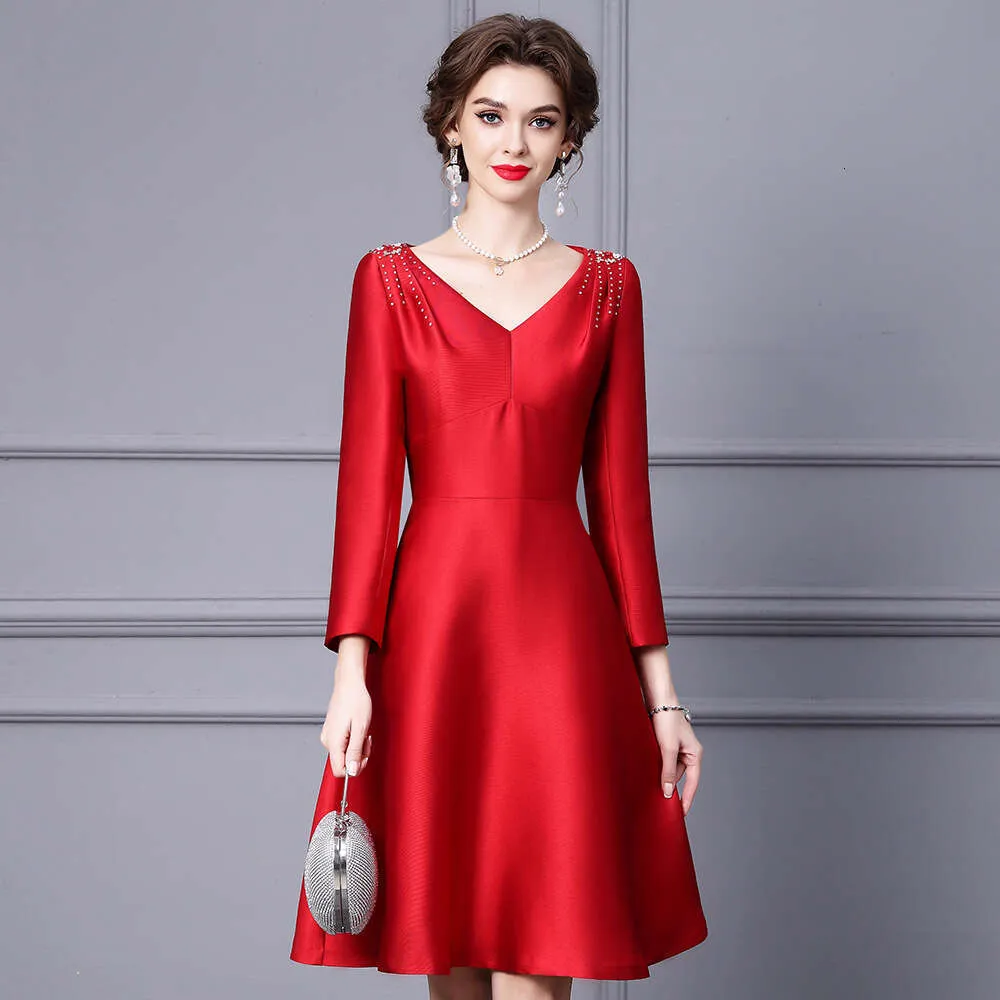 slim fit dress slacks Red Fit and Flare Dress, Fit and Flare Cocktail Dress, Red Party Dress –  Top Notch Fashion main image 0