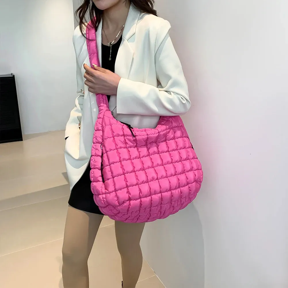 Sac Bandoulière Rembourré Eillys Pour Femme - Fourre-tout à Carreaux, Grande Capacité, 36 X 25 X 12 Cm