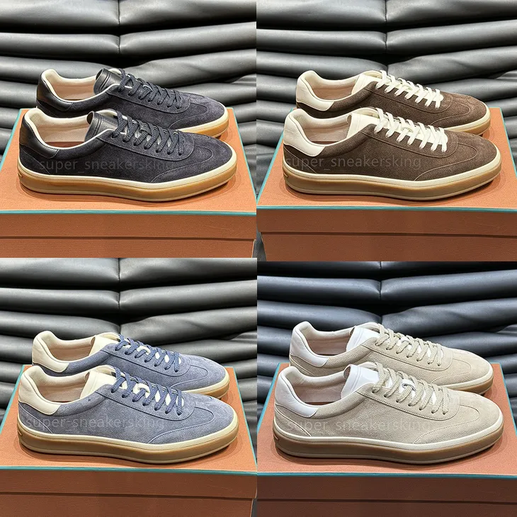 Economize muito em Sapatos De Grife Para Homens Tênis Sapatos De Grife  Homens: Tênis De Camurça Casual Para Homens Mulheres Treinadores Leves Ao  Ar