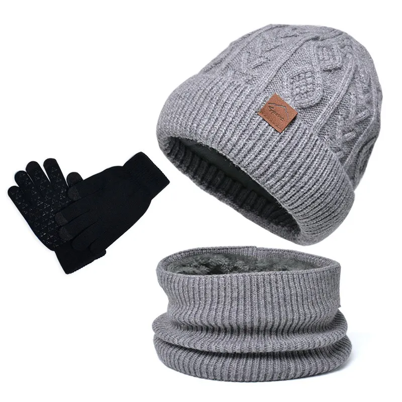 Winter-Set Mütze Schal Handschuhe – Touchscreen, Fleecegefüttert, Für Herren & Damen, Stylisch Warm