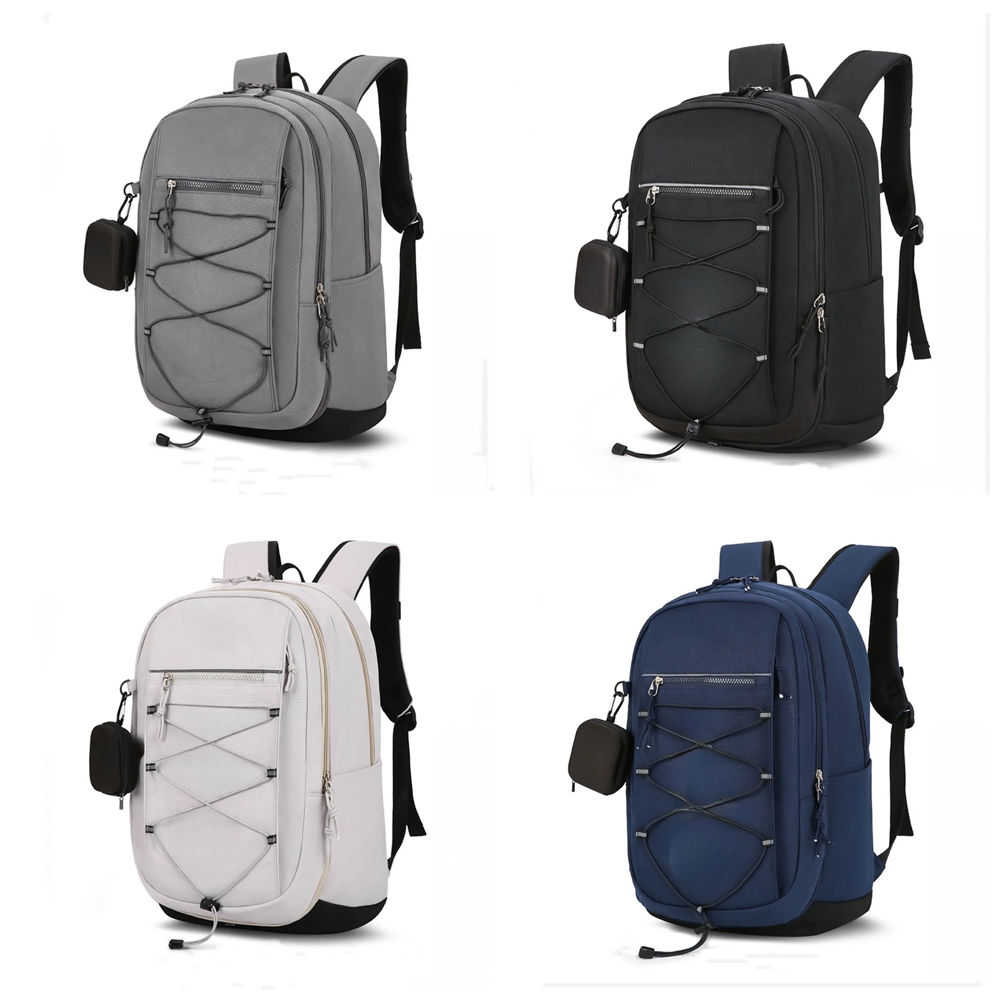 Water Resistant Travel Laptop Backpack for Men Women Designer College Backpacks 4 Colors Large Capacity Business Work Bag