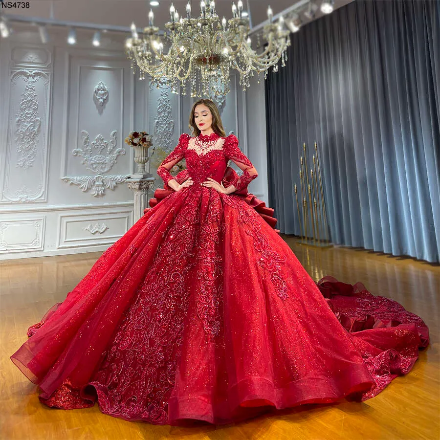 Wedding Gown Michael Cinco Red Gown Amanda Novias Red Ball Gown