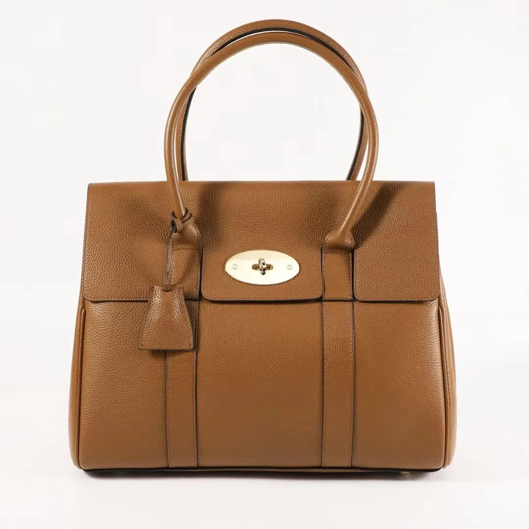 Bayswater Oak Mulberry Bayswater Weight Luxury Leather Tote Bag - Main Image
