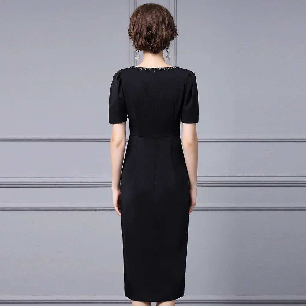 black dress with polka dot sleeves Black Polka Dot Puff Sleeve Midi Dress  AX Paris