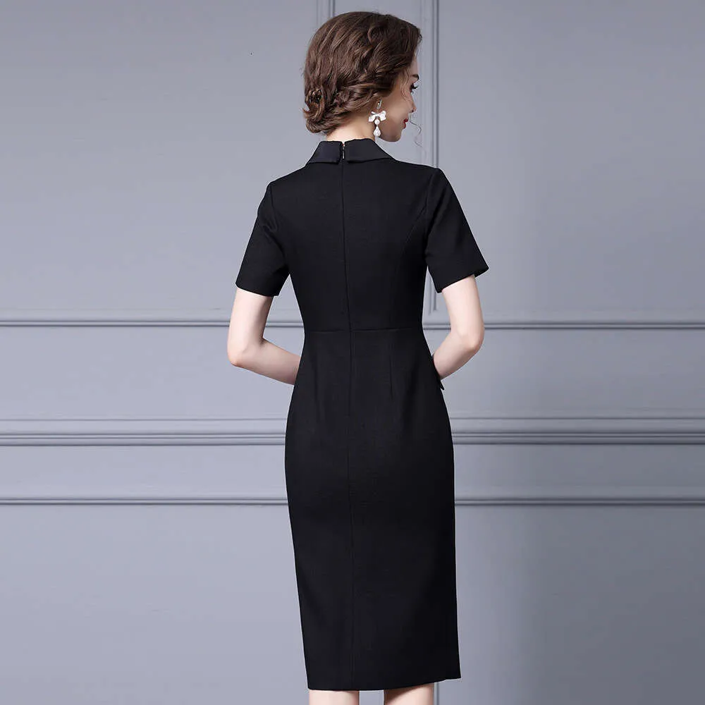 Pregnancy Ladies Dress Black Slim Fit Mid-Calf Sheath Polyester Casual Maternity  Dress from Dhgate Basic & Casual Dresses - price 93.97