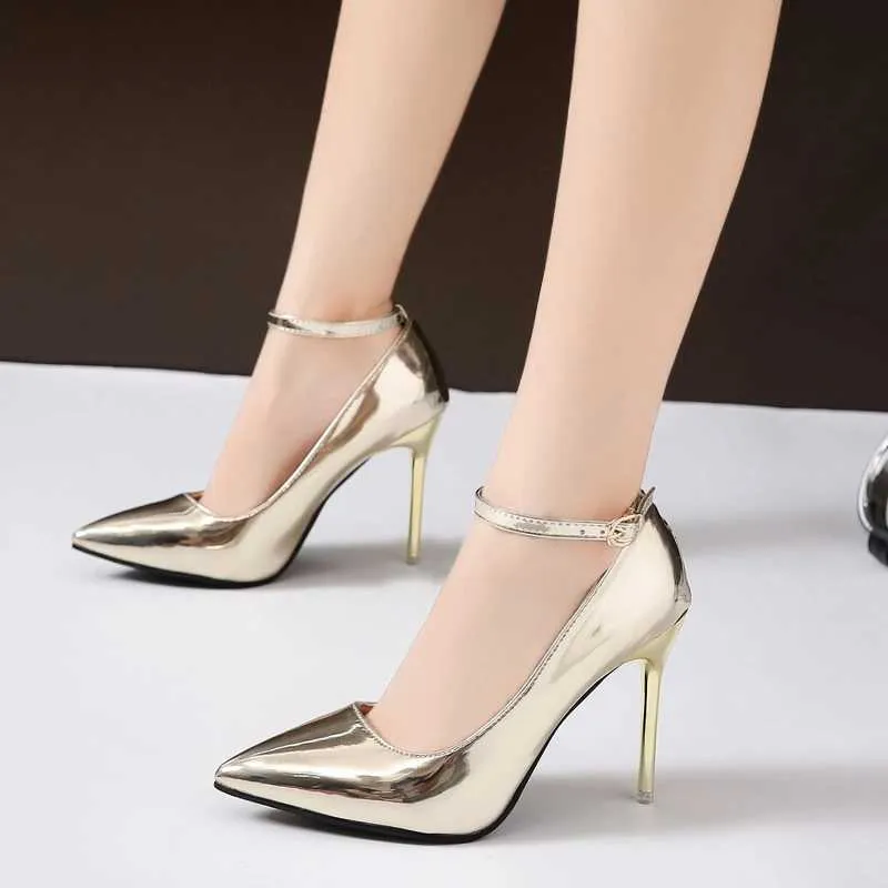 Plus Size 44 Women Wedge Heel Dress Shoes with Ankle Buckle 0-3 cm Platform  Height Size 11 from Dhgate Dress Shoes - price 101.73