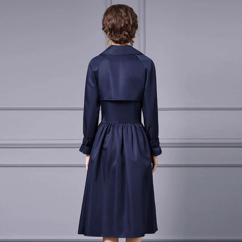 Autumn Dress Womens Long Sleeve Lace Skater Dress Loose Fit, Self  Cultivation Style, Windbreaker Coat Layer From Clothing959421, $116.3 In  Bulk | DHgate.Com