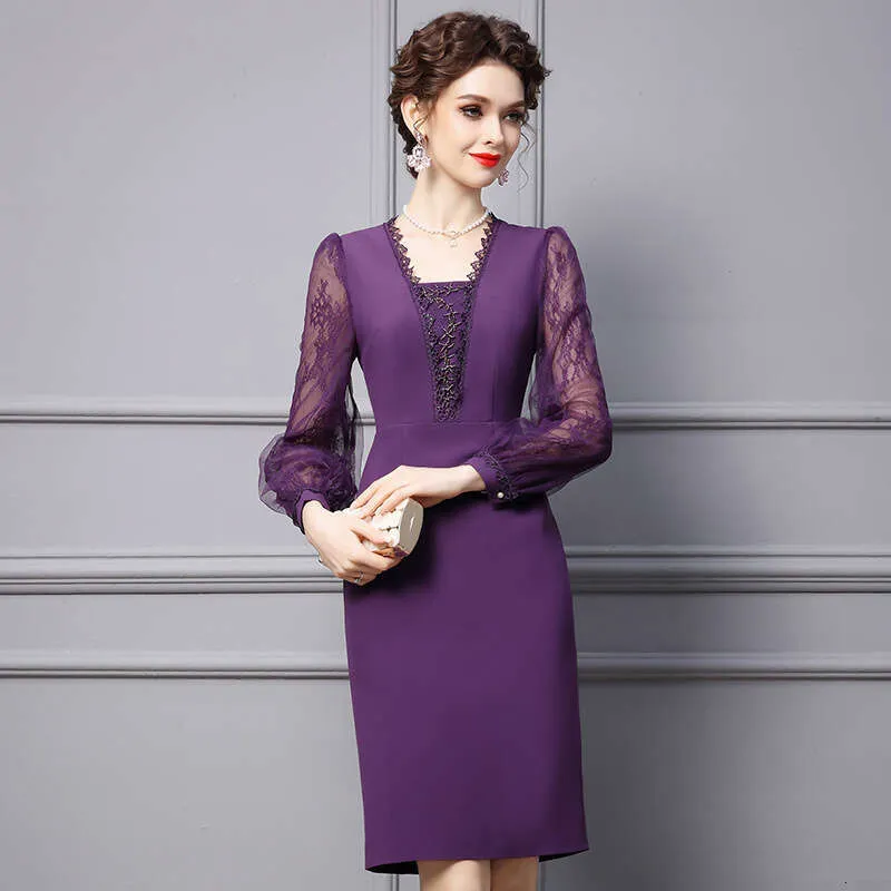 knee length dresses for ladies SAVE THE QUEEN MULTI COLOURED PRINT LONG SLEEVE LONG DRESS SIZE L –  Whispers Dress Agency main image 0
