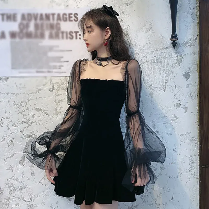 Tulle Dress Women Knee-Length Strapless Chiffon Birthday Party Dress with  Lace and Flare Sleeve from Dhgate Basic & Casual Dresses - price 17.17