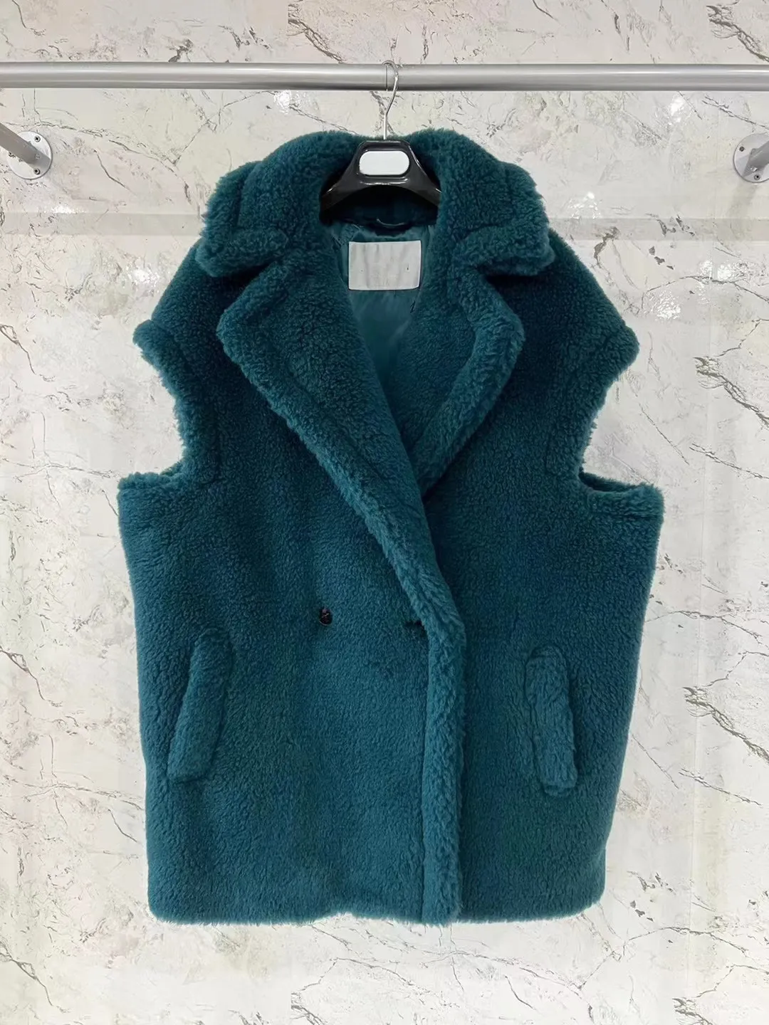 Dark green teddy bear coat new arrivals