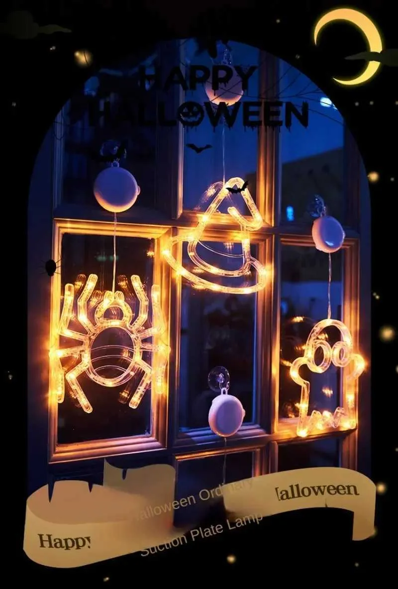 Halloween Ghost Lights: Spooky LED Window Decorations - Shop Now for ...
