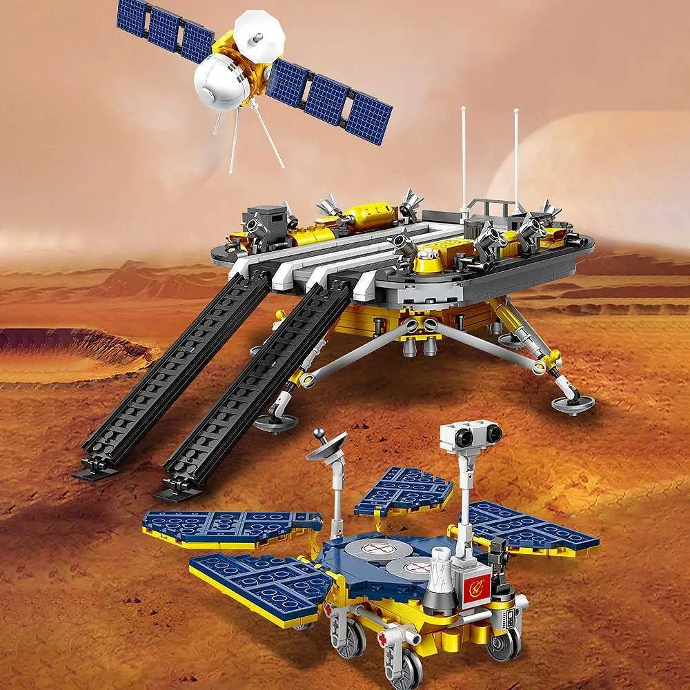 Modular Block Explorers Space Explorer Building Blocks Set - MOC Bricks Model Kit, Educational ...