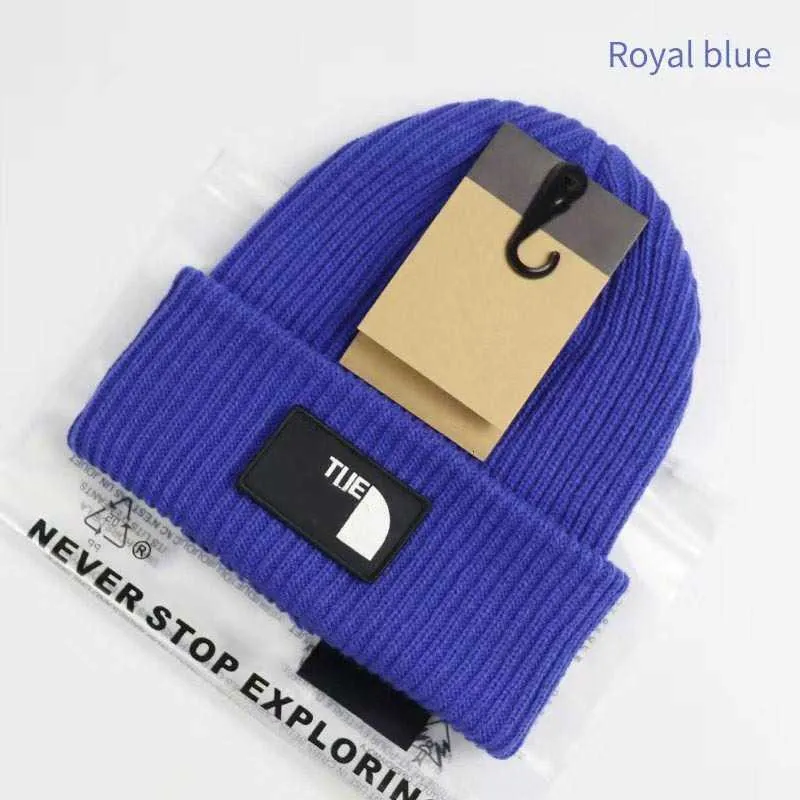 Europe Knitted Hat Designer Beanie Cap Men Autumn Winter Skull North ...