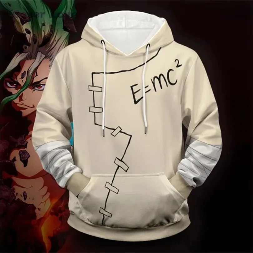 Dr. Stone Costume D'anime Docteur Stone Senku Ishigami Pour Homme