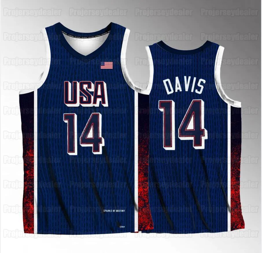 Save Big on Bulk Team Usa Basketball Jersey 2024 2024 Team USA Basketball  Swingman Jerseys Tatum #0, Curry #4 Best Deals on DHgate